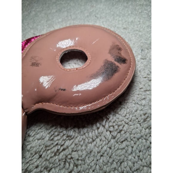 Disney BaubleBar Donut Minnie Mouse Ears Headband Pink Glitter Sparkle - Picture 5 of 6